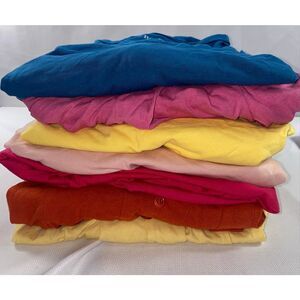 9 Roaman’s & Woman Within Varied Color 6XL 42/44 Cotton Tunic Fly Away Tee Shirt